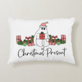 ユニーク かわいい 面白い クリスマス アクセントクッション (正面)