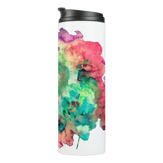 ユニーク,はっきりした水カラフル色の絵を描（ばちゃばちゃ）跳ねる タンブラー (回転右)