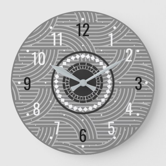 ユニーク&アンティークデコーモダンル ラージ壁時計 (正面)