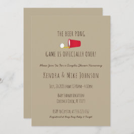 &ユニーク，カップルズベビーシャワー招待状 招待状