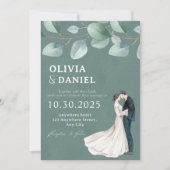 ユニーク&クラシー結婚式招待状 招待状 (正面)