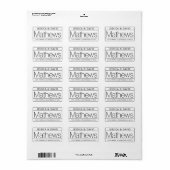 ユニーク&クリエイティブルージングホワイトブラック ラベル (フルシート)