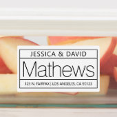 ユニーク&クリエイティブルージングホワイト&ブラック防水 ラベル (貼付)