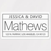 ユニーク&クリエイティブルージングホワイト&ブラック防水 ラベル (デザイン1)