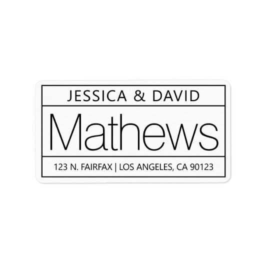 ユニーク&クリエイティブルージングホワイト&ブラック ラベル (正面)