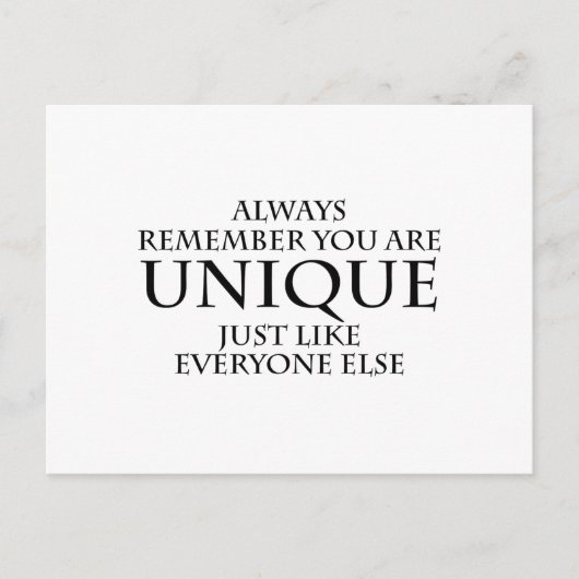 ユニーク ポストカード (正面)