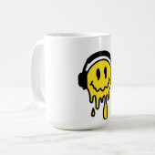 「ユニーク&マクールグデザイン鮮やか:抽象芸術 コーヒーマグカップ (正面左)