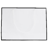 ユニーク&モダンなカスタムロゴのブティックショッピングバッグ ラージペーパーバッグ (裏面)