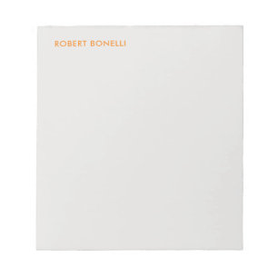 ユニーク モダン プラチナ グレー ミニマル ノートパッド