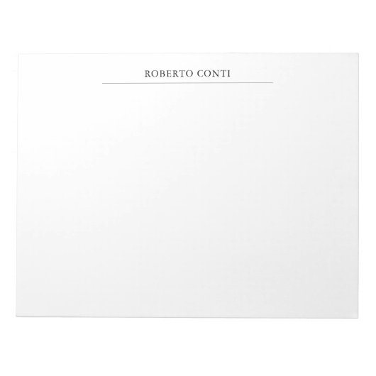 ユニーク モダン プレーン ミニマリスト ノートパッド (正面)