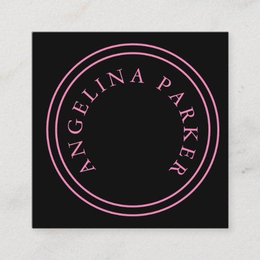 ユニーク モダン ミニマル プレーーン エンクロージャーカード (正面)