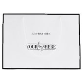 ユニーク&ロモダンゴカスタムブティックのショッピングバッグ ラージペーパーバッグ (正面)