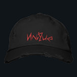 ユニーク 刺繍入りキャップ<br><div class="desc">ユニーク</div>