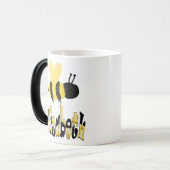 ユニーク（昆虫）マルハナバチドードルパーソナライズされたスケッチ モーフィングマグカップ (正面左)