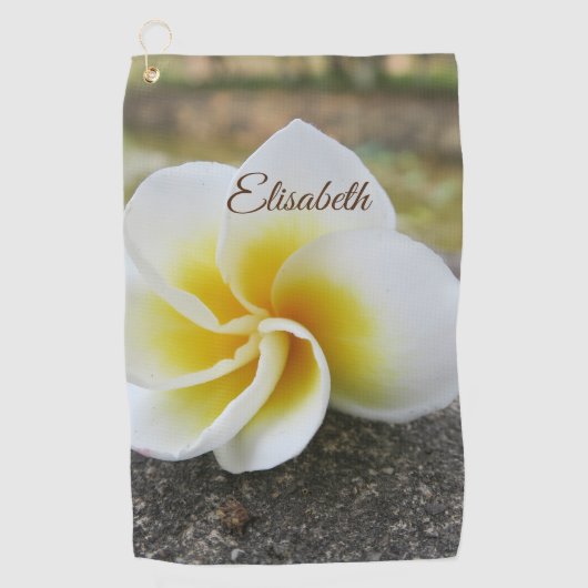 ユニーク，美しい，カラフル，パタ色彩の鮮やかーンGRE ゴルフタオル (正面)