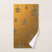 ユニーク，美しい，カラフル，パタ色彩の鮮やかーンGRE バスタオルセット (ハンドタオル)