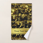 ユニーク，美しい，カラフル，パタ色彩の鮮やかーンGRE バスタオルセット (ハンドタオル)