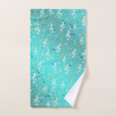 ユニーク，美しい，カラフル，パタ色彩の鮮やかーンGRE バスタオルセット (ハンドタオル)