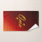 ユニーク，美しい，カラフル，パタ色彩の鮮やかーンGRE バスタオルセット (ハンドタオル)