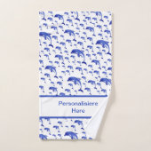 ユニーク,美しい,カラフル,パタ色彩の鮮やかーンGRE バスタオルセット (ハンドタオル)