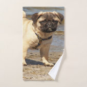 ユニーク,美しい,カラフル,パタ色彩の鮮やかーンGRE バスタオルセット (ハンドタオル)