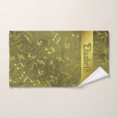 ユニーク，美しい，カラフル，パタ色彩の鮮やかーンGRE バスタオルセット (ハンドタオル)