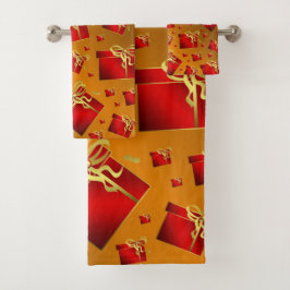 ユニーク，美しい，カラフル，パタ色彩の鮮やかーンGRE バスタオルセット