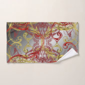 ユニーク，美しい，カラフル，パタ色彩の鮮やかーンGRE バスタオルセット (ハンドタオル)