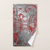 ユニーク,美しい,カラフル,パタ色彩の鮮やかーンGRE バスタオルセット (ハンドタオル)