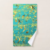 ユニーク,美しい,カラフル,パタ色彩の鮮やかーンGRE バスタオルセット (ハンドタオル)