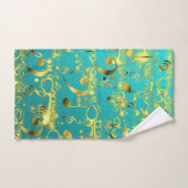 ユニーク,美しい,カラフル,パタ色彩の鮮やかーンGRE バスタオルセット (ハンドタオル)