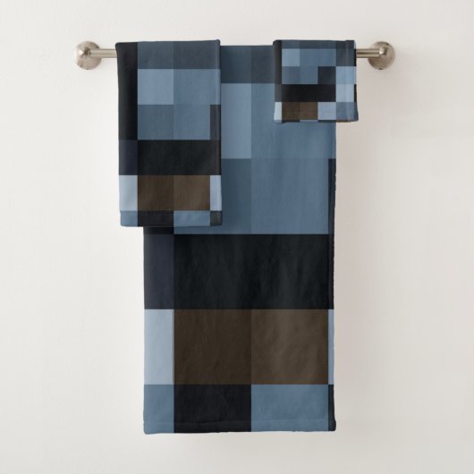 ユニーク，美しい，カラフル，パタ色彩の鮮やかーンGRE バスタオルセット (インサイチュ)