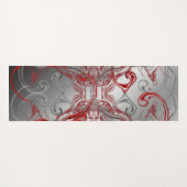 ユニーク，美しい，カラフル，パタ色彩の鮮やかーンGRE ヨガマット (裏面(横))