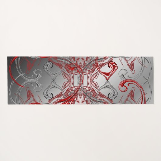 ユニーク，美しい，カラフル，パタ色彩の鮮やかーンGRE ヨガマット (裏面(横))