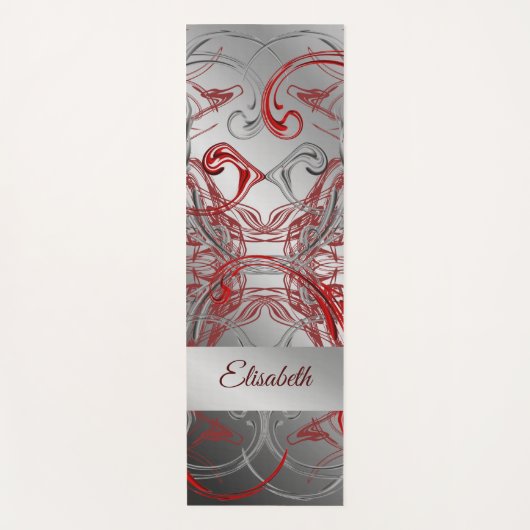 ユニーク，美しい，カラフル，パタ色彩の鮮やかーンGRE ヨガマット (正面)