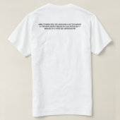 ユニーク Tシャツ (デザイン裏面)