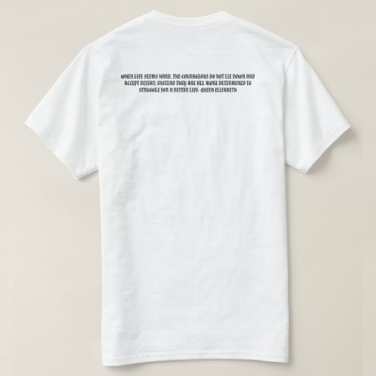 ユニーク Tシャツ (デザイン裏面)