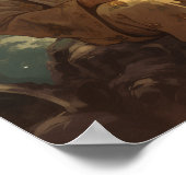 ユニークAnime Monkey Poster:クール喫煙Monkey wi ポスター (角)