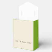 ユニークApple GreenとWhiteカスタマイズストライプの可能 フェイバーボックス (オープン)