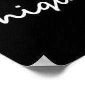 ユニークASLアルファベットアメリカンシン言語ASLティー ポスター (角)