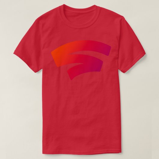 ユニークGoogle Stadia Merchandiseデザイン Tシャツ (デザイン正面)