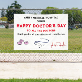 ユニークHappy Doctors Day 横断幕