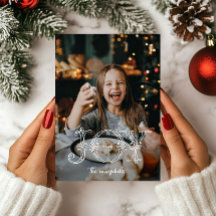 ユニークJoy書道写真クリスマスカード