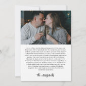 ユニークJoy書道写真クリスマスカード シーズンカード (裏面)