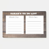 ユニークOrganized To Do List カスタム ポストイット (正面)
