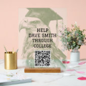 ユニークQRコーカスタムドアクリル記号 アクリルサイン (ウェディング)