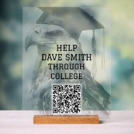 ユニークQRコーカスタムドアクリル記号 アクリルサイン