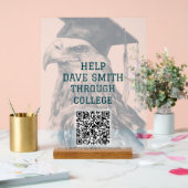 ユニークQRコーカスタムドアクリル記号 アクリルサイン (ウェディング)