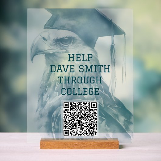 ユニークQRコーカスタムドアクリル記号 アクリルサイン (ニュートラル)