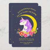 ユニ信じコーンズ招待状 招待状 (正面/裏面)